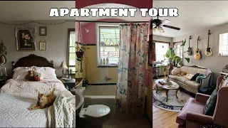 APARTMENT TOUR (in depth - thrifted, maximalist coquette, vintage, eclectic)