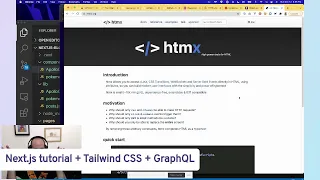 Next.js tutorial + Tailwind CSS + GraphQL