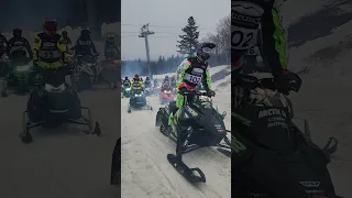 SADDLEBACK KING OF THE MOUNTAIN SNOWMOBILE HILLCLIMB