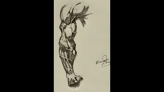 Superhero Arm Drawing (Comic Style)