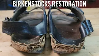 Repairing the Cork of Old Birkenstocks: Total Transformation