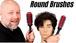 How to Use a Round Brush - TheSalonGuy