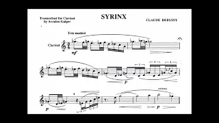 Sirynx for B flat Clarinet - C. Debussy