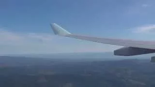 Smooth Air Canada A330 landing in Rome FCO (Raw upload)