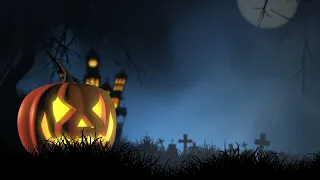 Halloween VJ Loop - Pumpkin Spooky Background Animation