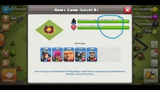 Clash Of Clans ARMY CAMP GLITCH 2018 | Clash of Clans NEW UPDATE GLITCHES!