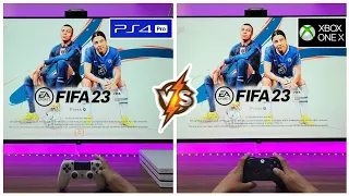 FIFA 23 (PS4 PRO Vs XBOX ONE X)