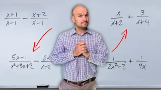 Add and Subtract Rational Expressions Step by Step