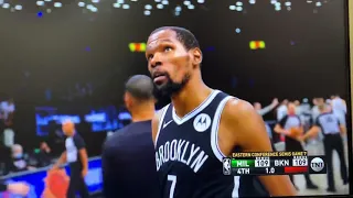 KD fades away for the tie Game 7 Bucks vs Nets