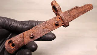 Extremely Rusty M1888 Mannlicher Bayonet Restoration