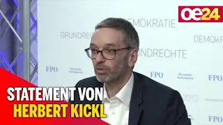 Herbert Kickl zu aktuellen Themen und Plenarvorschau