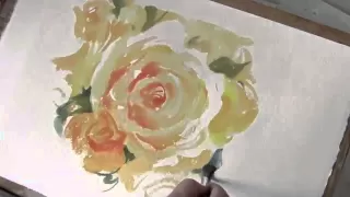 How to paint Roses in Watercolour by Trevor Waugh