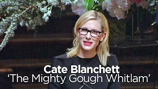 Cate Blanchett thanks Gough Whitlam for free education