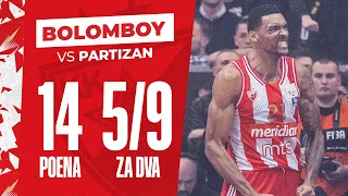 Joel Bolomboy u finalu Kupa Radivoj Korać protiv Partizana | 17. Februar 2024.