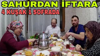 SAHURDAN İFTARA KÖY HAYATI~ 4 KUŞAK BİR SOFRA~TAM ZAMANINDA YETİŞEÇEKMİYİZ