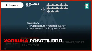 🥳💪🔥УСПІШНЕ ЗНИЩЕННЯ: ППО вдалося збити 13 з 16 ворожих дронів