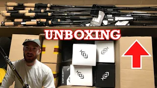 NEW ROD AND REEL UNBOXING!! WHAT I GET AS A PRO FISHERMAN!