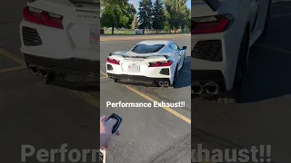 C8 Corvette Performance Exhaust!!