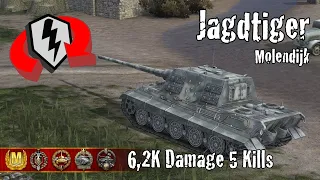 Jagdtiger  |  6,2K Damage 5 Kills  |  WoT Blitz Replays