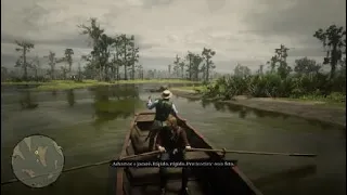 Red Dead Redemption 2 ataque  de jacaré