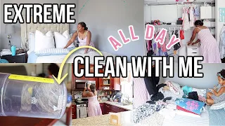 EXTREME ALL DAY CLEAN WITH ME | BUSY MOM SPEED CLEANING MOTIVATION | REAL LIFE CLEANING | Nia Nicole