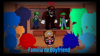 La Familia de Boyfriend Reaccionan al mod de Mario's Madness Parte (2/2) FINAL!