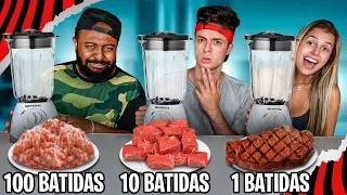 1, 10 OU 100 BATIDAS NO LIQUIDIFICADOR!