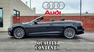 2018 Audi A5 Cabriolet interior quality check