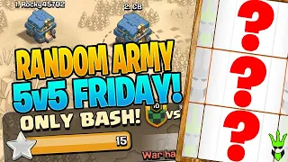 PERFECT WAR BY MYSELF USING RANDOM ARMIES! - Clash of Clans