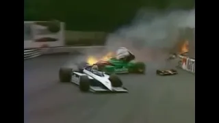 Nelson Piquet vs Ricardo Patrese at Monaco GP 1985