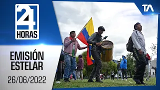 Noticias Ecuador: Noticiero 24 Horas 26/06/2022 (Emisión Dominical - Estelar)