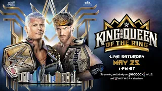 Cody Rhodes vs Logan Paul - Champion vs. Champion Match - King & Queen of The Ring 2024 | WWE Jeddah