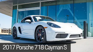 Certified Pre-Owned 2017 Porsche 718 Cayman