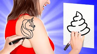 FIRST TO FINISH ART WINS! || Funny Drawing Challenges! Best creative hacks by 123 Go! GENIUS