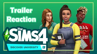 Sims 4 Discover University Trailer Reaction