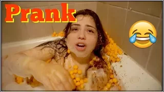 Shower Prank On My BIG SISTER! Super funny