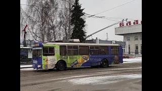 Последний день работы 12 троллейбусного маршрута во Владимире. 30.11.2019.