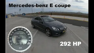 Mercedes-benz E350CGI  292hp 0-255km/h acceleration + REVIEW!