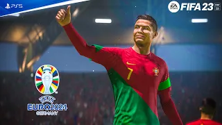 FIFA 23 - Portugal vs Spain - UEFA EURO 2024 Full Match | PS5™ Gameplay [4K60]