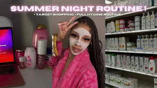 Summer night routine + full hygiene routine : target run, shower routine, skin care| Yonikkaa