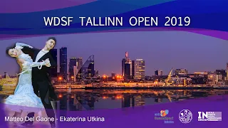 Matteo Del Gaone - Ekaterina Utkina | R2 Slow Waltz | Tallinn Open 2019
