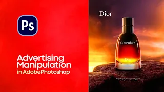 Created a Dior Perfume Manipulation On Adobe Photoshop | Photoshop Tutorial