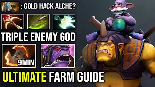 How to Insanely Farm Like a Hacker in this Patch!! Triple 3x Everyone Gold 1.2K GPM Alchemist Dota 2