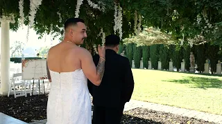 Groom's Hilarious Reaction to Fake First Look with Best Man