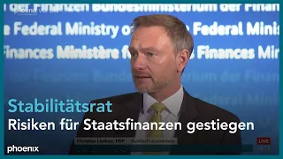 Christian Lindner nach Sitzung des Stabilitätsrates am 16.12.22