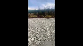 Тает вечная мерзлота Республика Саха (Якутия). Permafrost in Siberia is melting.