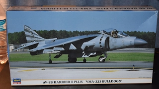 Hasegawa AV8B Harrier II Plus 1/48 kit review