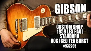 Let The Tones Do The Talking... Gibson CS 1959 Les-Paul Standard VOS Iced Tea Burst #932205