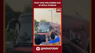 Watch: Virat Fans Welcoming RCB At Kotla Stadium Ahead Of The RCB Vs DC IPL Combat
