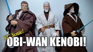 12" Scale Obi-Wan Kenobi Star Wars Action Figures! He Talks and Lightsaber Lights Up! #obiwankenobi